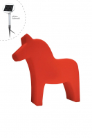 8 seasons - Motivleuchte Shining Dala Horse 43 cm rot veredelt Solar