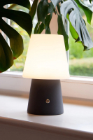 8 seasons - Tischlampe No. 1 Anthrazit 30, dimmbare RGB-LED mit Akku