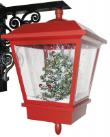 monopol Schneiende LED Wandlaterne 45 cm Motiv: Baum
