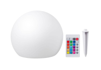Ubbink Multi Bright SolarFloat 20 - Solarbetriebene schwimmende Leuchtkugel, H18 x Ø20cm