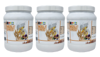 XAXX HC BODY CONTROL MÜSLI 3er-Set je 600g Banane Pfirsich Passion Fruit, Laktosefrei