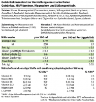 XAXX HC Refresh Liquid WALDMEISTER Konzentrat 1:150, 250 ml, zuckerfreier Sirup