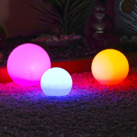 Ubbink Multi Bright SolarFloat 25 - Solarbetriebene schwimmende Leuchtkugel, H23 x Ø25cm