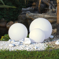 Ubbink Multi Bright SolarFloat 25 - Solarbetriebene schwimmende Leuchtkugel, H23 x Ø25cm