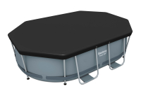 Bestway PVC-Abdeckplane 305 x 184 cm, schwarz, oval