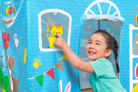 Bestway Spielhaus Purrfect Pets 102 x 76 x 114 cm