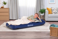 Bestway Single-Luftbett mit integrierter Fußpumpe 185 x 76 x 28 cm