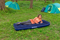 Bestway Single-Luftbett mit integrierter Fußpumpe 185 x 76 x 28 cm
