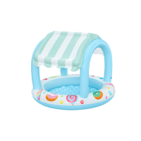 Bestway Planschbecken Sweet Shope mit Sonnenschutzdach 104 x 84 cm
