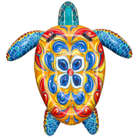 Bestway Schwimmtier Mediterranean Turtle 186 x 168 x 42 cm