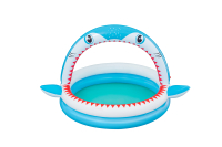 Bestway Planschbecken Sharktastic mit Wassersprinkler 163 x 127 x 92 cm
