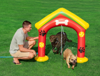 Bestway Wassersprinkler Pfote für Haustiere 142 x 36 x 127 cm