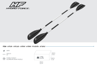 Bestway Hydro Force Kajak-Paddel 230 cm
