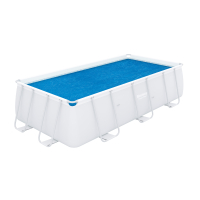 Bestway PE-Solarabdeckplane 380 x 180 cm, blau, eckig