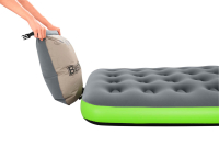 Bestway Single-Luftbett  Roll & Relax mit Kissenpumpe 188 x 99 x 22 cm
