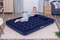 Bestway Doppelluftbett mit externer Handpumpe 203 x 152 x 22 cm