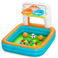 Bestway 3-in-1-Bällebad Kick n Swish 120 x 107 x 84 cm