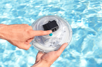 Bestway Poolfontäne FloatBright mit solarbetriebenen LED-Licht 19,5 x 18,2 x 6,8 cm