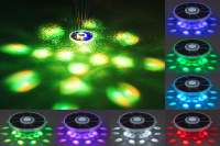 Bestway Poolfontäne FloatBright mit solarbetriebenen LED-Licht 19,5 x 18,2 x 6,8 cm