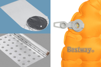 Bestway aufblasbare Single-TPU-Isomatte Ridgelite für Mumienschlafsäcke 183 x 51 x 7,5 cm