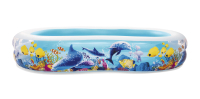 Bestway Family Pool Fish n Friends  262 x 157 x 46 cm, oval