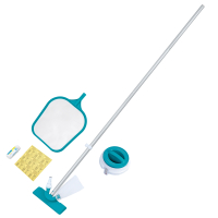 Bestway Poolpflege Komplett-Set AquaClear Deluxe für Poolgrößen bis 396 cm