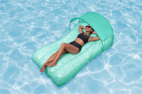 Bestway Luftmatratze Comfy Chill mit Sonnenschutzdach 178 x 102 cm
