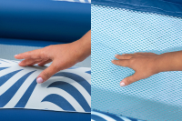 Bestway Poolmatte Comfort Plush mit Sonnenschutzdach 198 x 112 cm