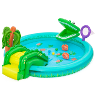 Bestway Wasserspielcenter Krokodil 224 x 181 x 72 cm