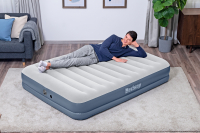 Bestway TriTech Doppelluftbett mit mobiler, akkubetriebener Elektropumpe 203 x 152 x 36 cm