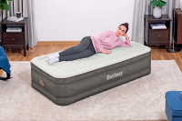 Bestway Fortech Single-Luftbett mit integrierter Elektropumpe 191 x 97 x 46 cm