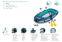 Bestway Hydro Force Schlauchboot-Set Trek X2 232 x 118 x 37 cm