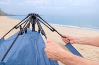 Bestway Strandmuschel Beach Dome mit SwiftClick -System 234 x 240 x 125 cm