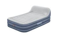 Bestway TriTech Doppelluftbett SleekFlow mit Kopfteil & integrierter Elektropumpe 226 x 152 x 84 cm