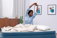 Bestway AlwayzAire Single-Luftbett mit integrierter Doppelpumpe 191 x 97 x 46 cm