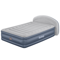 Bestway TriTech Doppelluftbett mit integrierter Elektropumpe & Kopfteil LoungeLux 229 x 152 x 84 cm