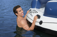Bestway Hydro Force 4-Personen-Badeinsel Lazy Dayz Durchmesser 256 cm