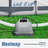 Bestway Salzwasseranlage Hydrogenic 2 g/h, 19 W