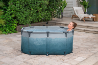Bestway LAY-Z-SPA Eisbad Glacial Dip mit Filterpumpe 150 x 90 x 65 cm, oval