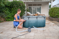 Bestway LAY-Z-SPA Eisbad Glacial Dip mit Filterpumpe 150 x 90 x 65 cm, oval