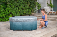 Bestway LAY-Z-SPA Eisbad Glacial Dip mit Filterpumpe 150 x 90 x 65 cm, oval