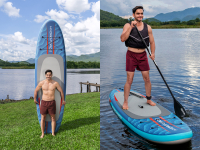 Bestway Hydro Force SUP Allround Board-Set Oceana Compactair mit integrierter Elektropumpe 305 x 84 x 15 cm