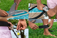 Bestway Hydro Force SUP Allround Board-Set Freesoul Elite mit Sitz 335 x 84 x 15 cm