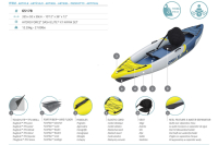 Bestway Hydro Force Kajak-Set Dash Elite X1 335 x 92 x 30 cm
