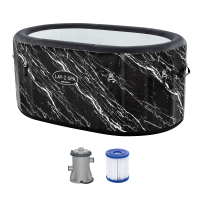 Bestway LAY-Z-SPA FortiFiber Eisbad Glacial Dip mit Filterpumpe 152 x 92 x 71 cm