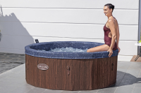 Bestway LAY-Z-SPA Energiespar-Whirlpool Toronto AirJet mit Schaumstoffpaneelen & App-Steuerung, für 7 Personen Durchm. 190 x 70 cm