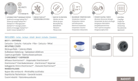 Bestway LAY-Z-SPA Energiespar-Whirlpool Santorini HydroJet Pro mit App-Steuerung, für 7 Personen Durchm. 216 x 80 cm, Graphit
