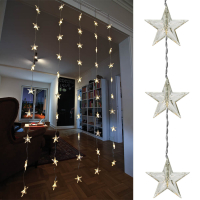 Star Trading LED-Sternenlichtervorhang Dew Drop Stars