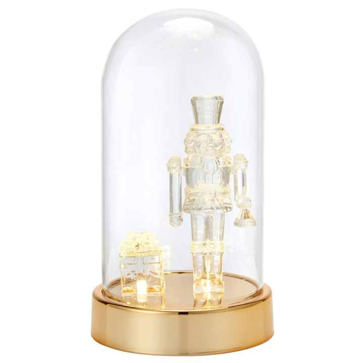 Markslöjd LED-Glocke Nussknacker, ISLA, 2 warmweiße LEDs