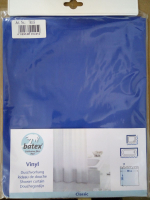 Duschvorhang BATEX CLASSIC Vinyl, blau, 180 x 200 cm